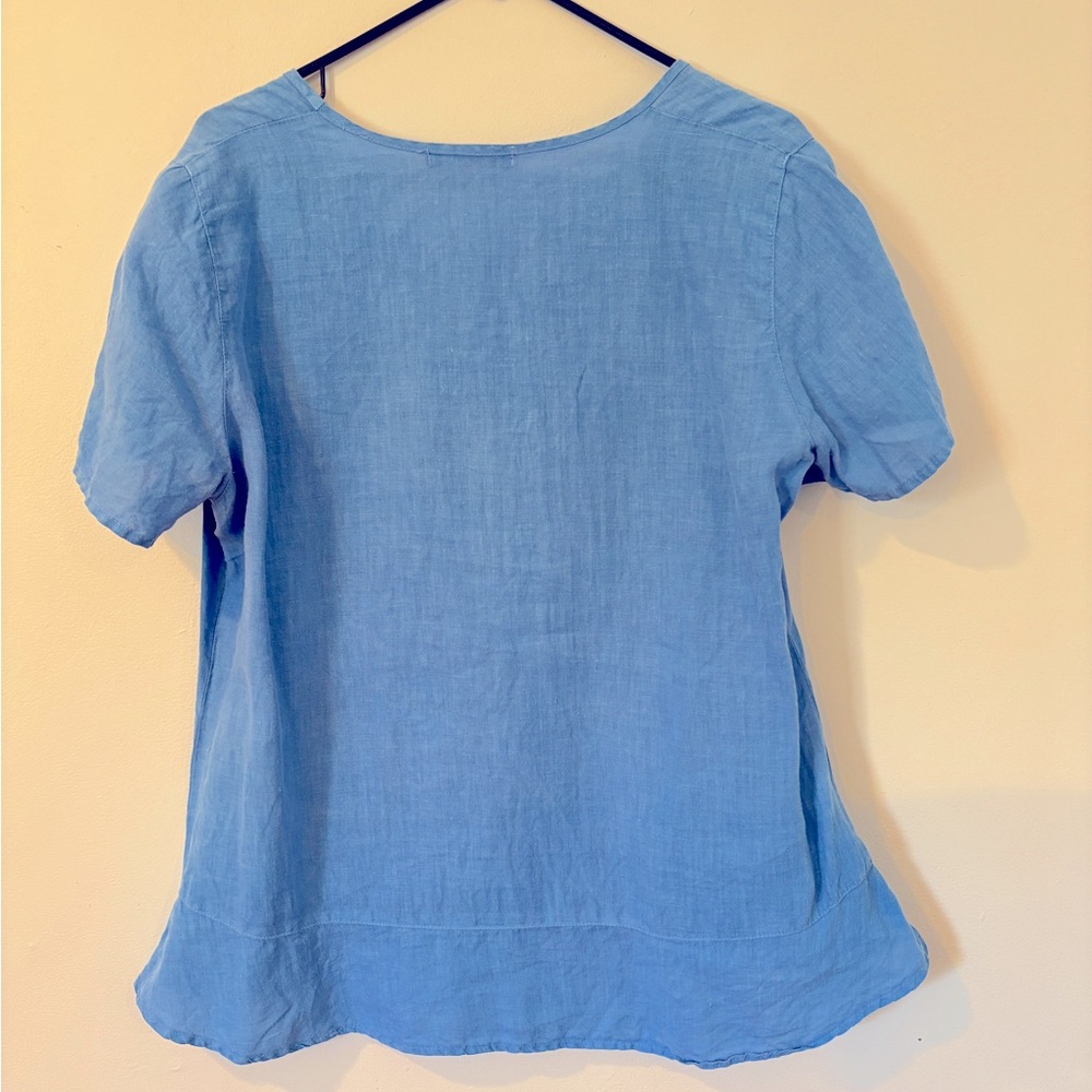 Cut Loose linen top